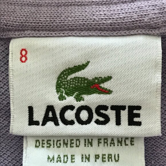 Lacoste Performance Polo Shirt Men 8 US 3XL Purple Short Sleeve Athleisure Golf - Picture 3 of 11